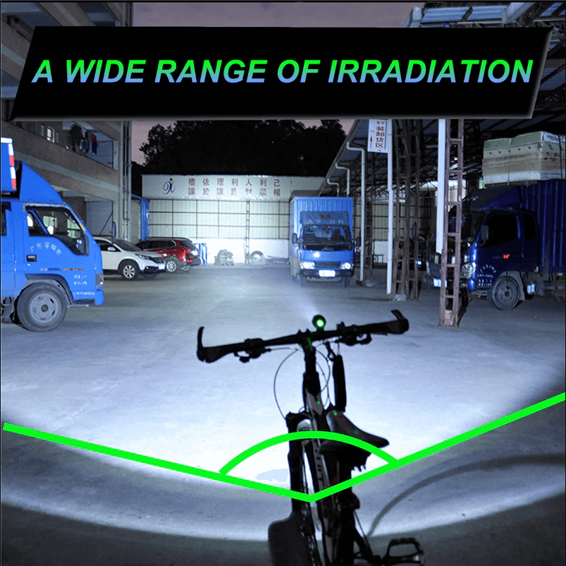 1200LM Zoomable Bicycle Lights Rechargeable Led Bike Lights