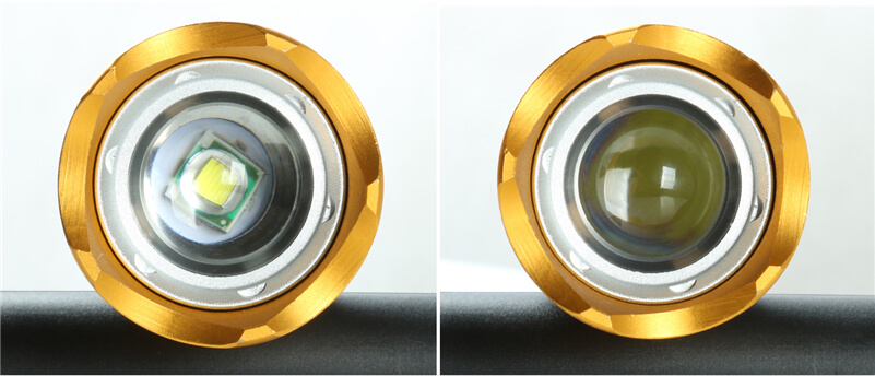 1200LM Zoomable Bicycle Lights Rechargeable Led Bike Lights