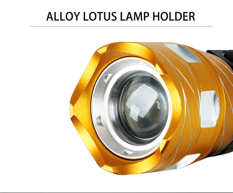 1200lm vodotěsné T6 LED přední kolo světlo dobíjecí cyklistické světlo