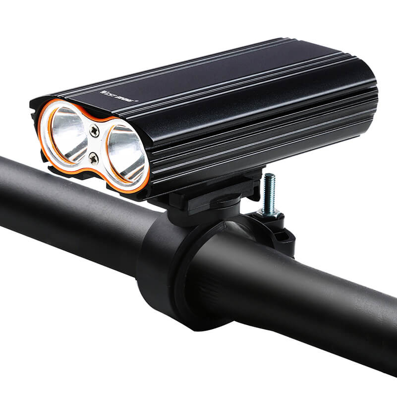 2000 Lumens Bike Light Built-in Rechargeable Handlebar Bicycle Light
