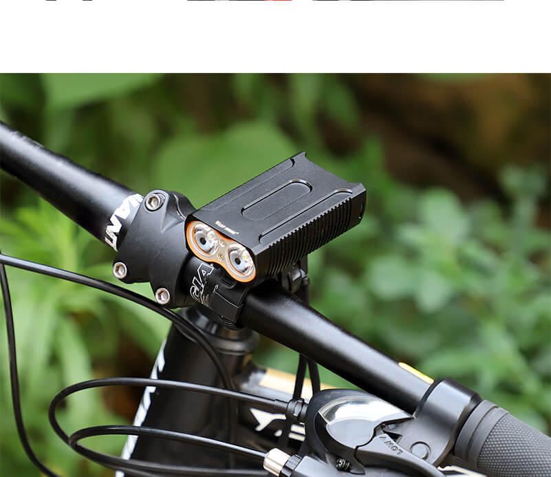 2400LM Cree T6 LED cyklistické světlometů + volný zadní světlo Bike