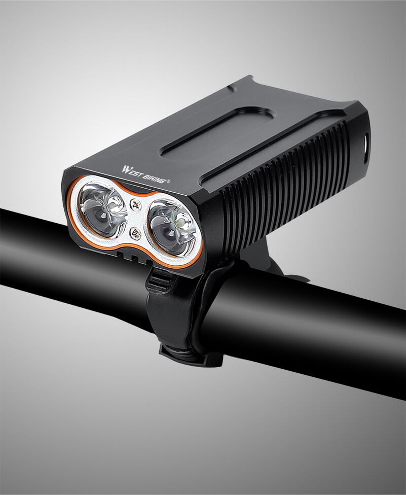 2400LM Cree T6 LED cyklistické světlometů + volný zadní světlo Bike