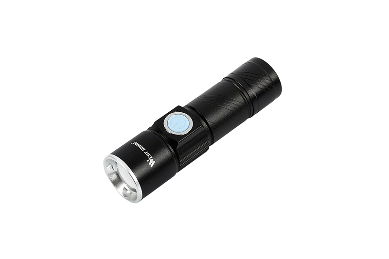 CREE Q5 Bicycle Front LED Flashlight USB Rechargeable Cycling Light