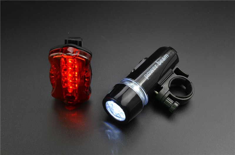 Cyklistika světlo Bike Head Flash přední světlo zadní svítilna varování Cyklistika kol 5 LED lampa Light Půjčovna Light