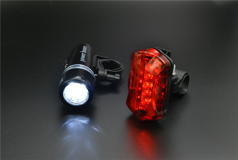 Cyklistika světlo Bike Head Flash přední světlo zadní svítilna varování Cyklistika kol 5 LED lampa Light Půjčovna Light