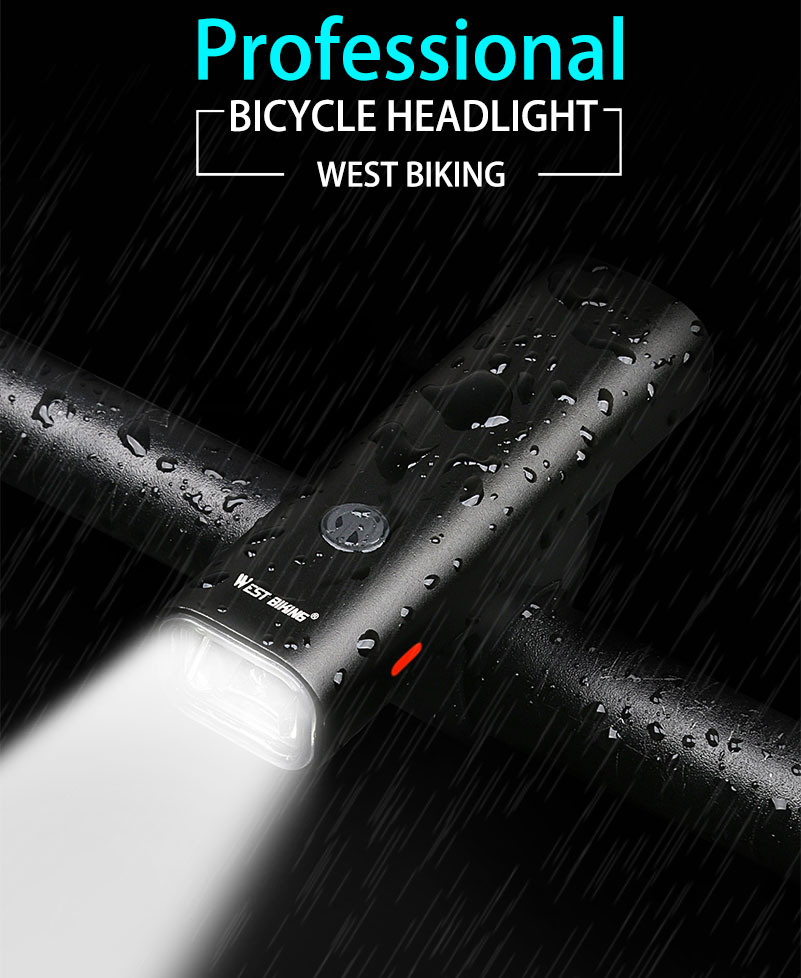 MTB silniční USB Fakturovatelné LED Bike přední světlo