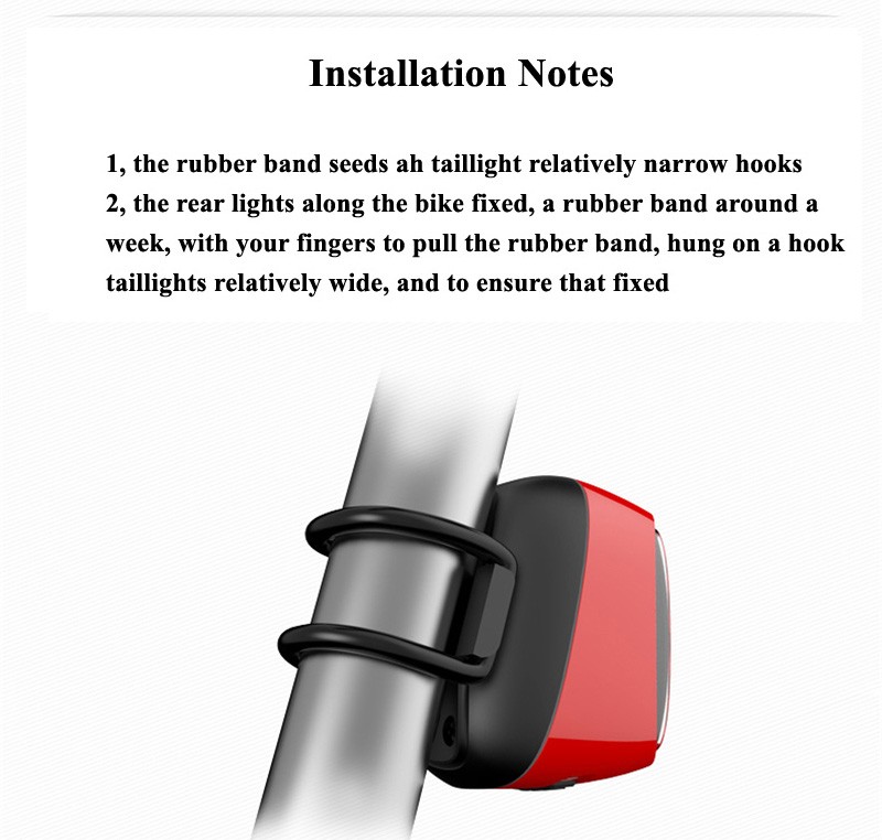 Rechargeable 7 models Bike Tail Light Smart USB Waterproof Bicycle Safety Lights 