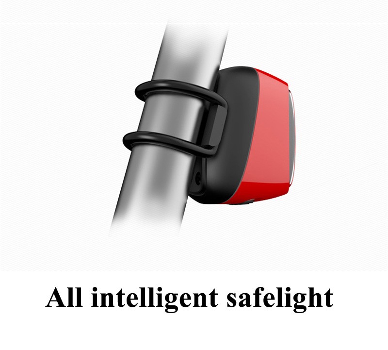 Rechargeable 7 models Bike Tail Light Smart USB Waterproof Bicycle Safety Lights 