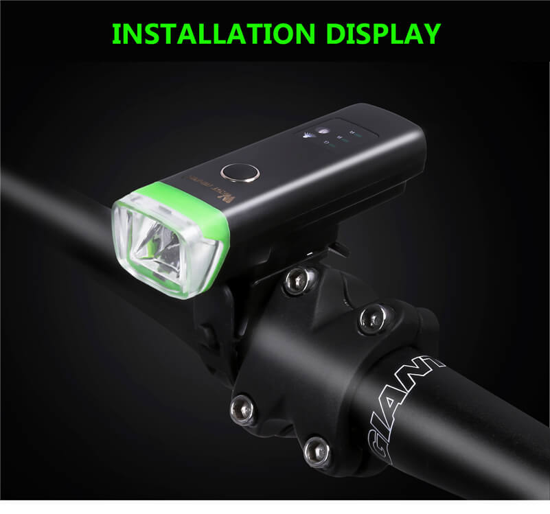 Waterproof USB Rechargeable Cycling Light 4 Modes Bike Light