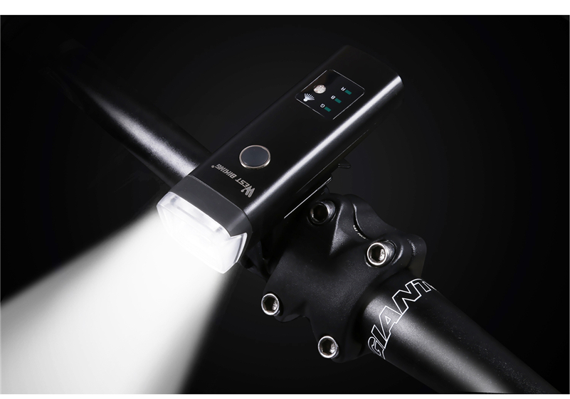 Waterproof USB Rechargeable Cycling Light 4 Modes Bike Light