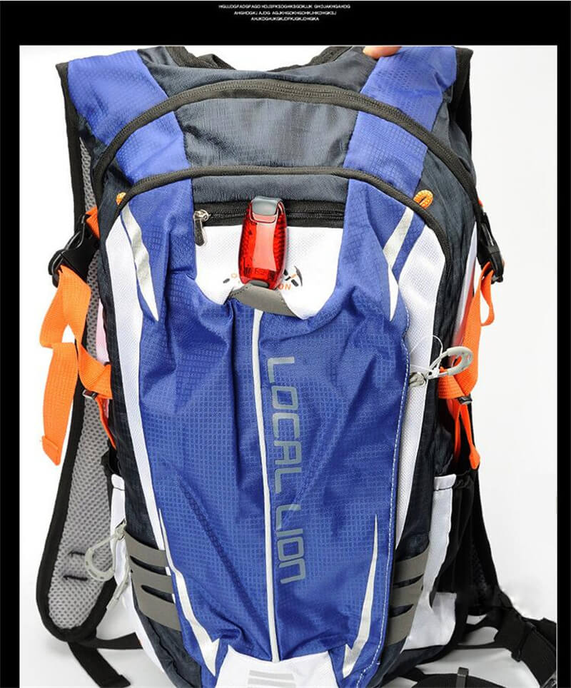 Bicycle Helmet Lights Portable Outdoor Cycling Backpack Running Warning Lights