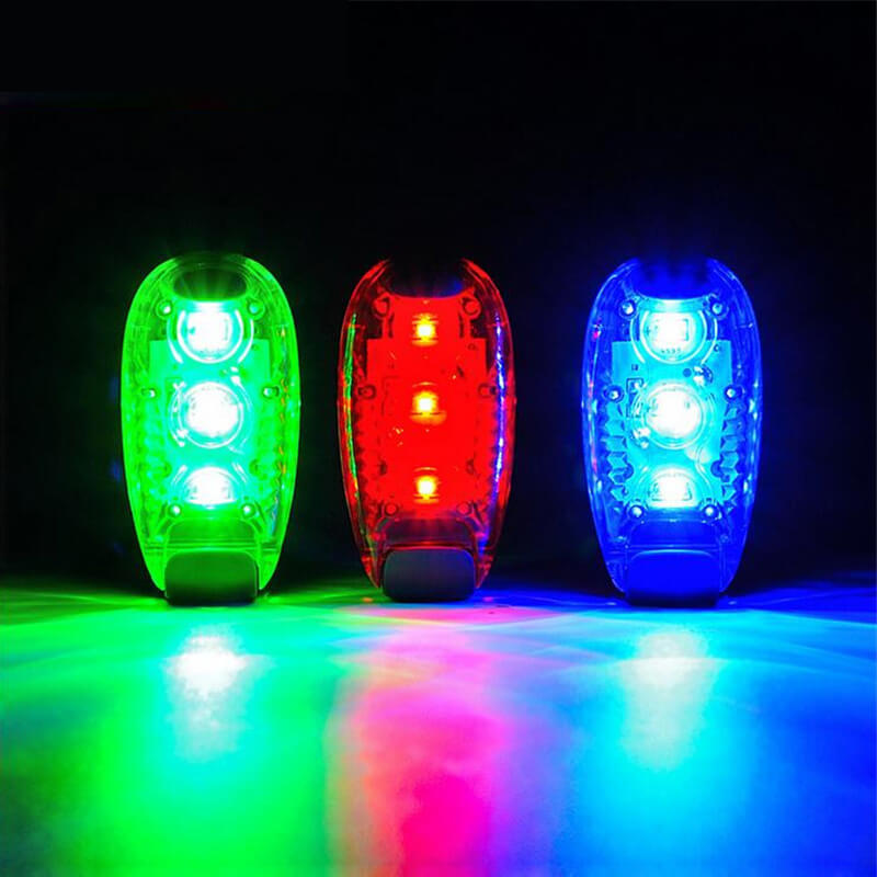 Bicycle Helmet Lights Portable Outdoor Cycling Backpack Running Warning Lights