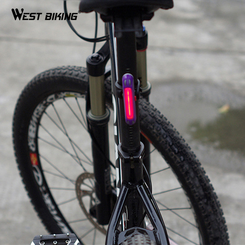 Bike Tail Warning light USB Rechargeable MTB Road Cycling Bicycle Light