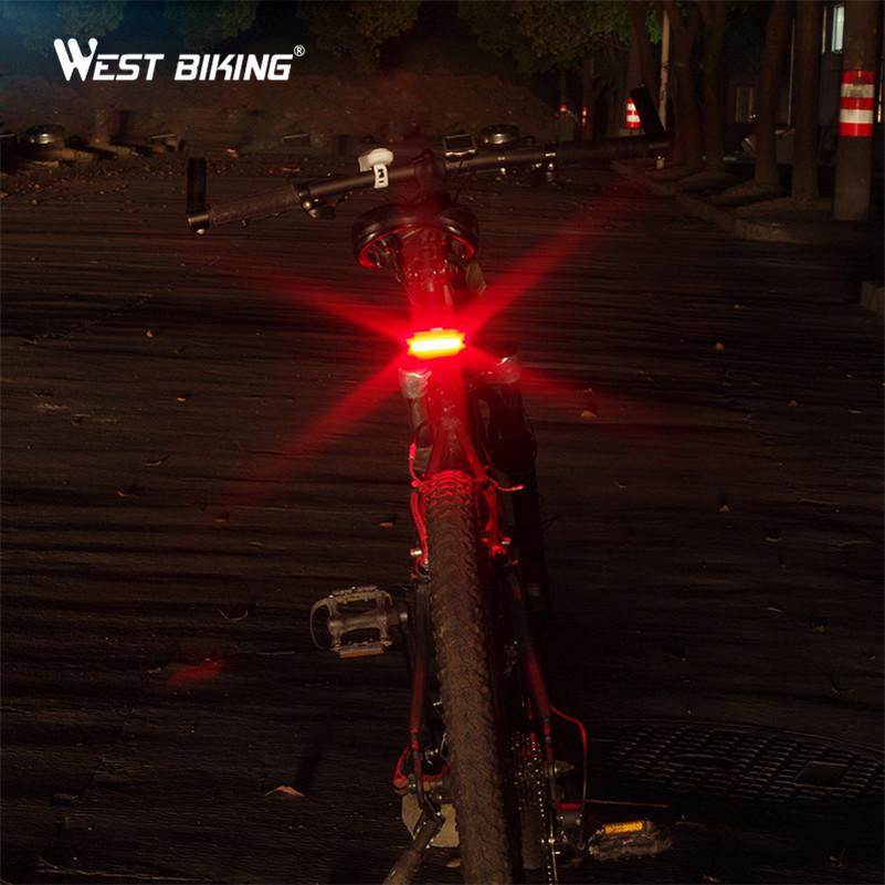 Bike Tail Warning light USB Rechargeable MTB Road Cycling Bicycle Light