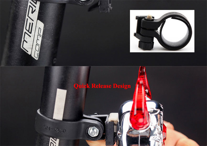 Cool Bike Safety Lights USB Rechargeable MTB Bike Tail Lights