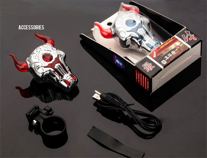 Cool Bike Safety Lights USB Rechargeable MTB Bike Tail Lights