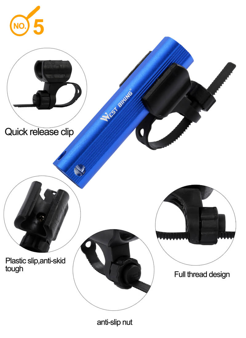CREE-XP kol světla vodotěsné USB nabíjecí Bike Light Svítilna