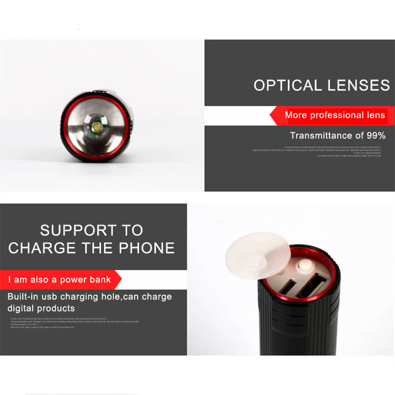 CREE-XP kol světla vodotěsné USB nabíjecí Bike Light Svítilna