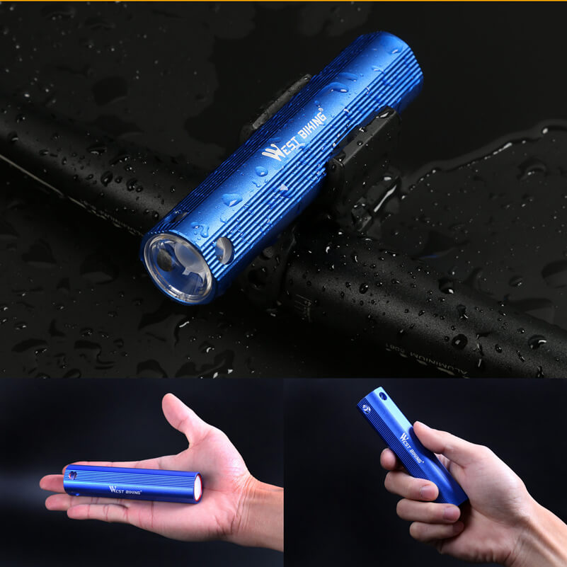 Cree-XP Bicycle Lights Waterproof USB Rechargeable Bike Light Flashlight