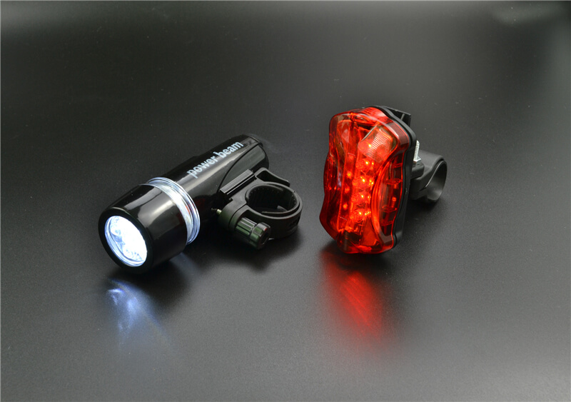 Cycling Light Bike Head Flash Front Light Rear Flashlight Warning Cycling Bicycle 5 LED Lamp Light Bicycle Light