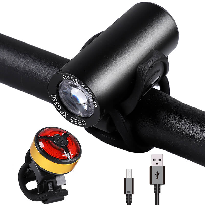 Mini Front Rechargeable Cycling Light Road MTB Bike Safety Light
