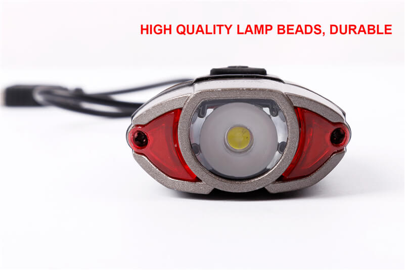 Dobíjecí vodotěsné IP45 Půjčovna řídítka Light CREE LED přední kolo přilba Light