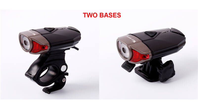Dobíjecí vodotěsné IP45 Půjčovna řídítka Light CREE LED přední kolo přilba Light
