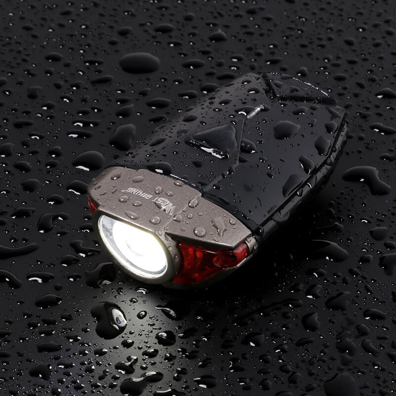 Dobíjecí vodotěsné IP45 Půjčovna řídítka Light CREE LED přední kolo přilba Light