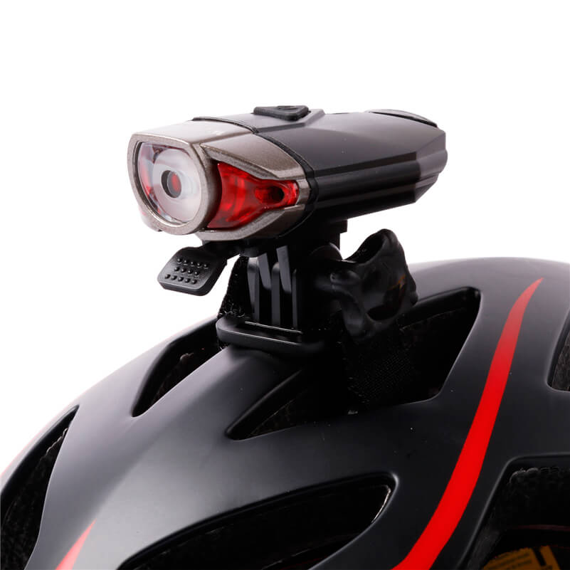 Rechargeable Waterproof IP45 Bicycle Handlebar Light CREE Led Front Bike Helmet Light