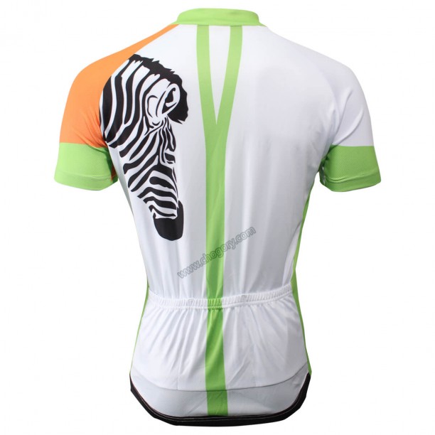 Cool Zebra Bike Jerseys Full Zipper Mens Cycling Jersey | Chogory