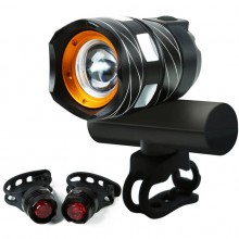 1200LM Zoomable Bicycle Lights Rechargeable Led Bike Lights
