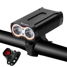 2400LM  Cree T6 LED Cycling Headlight + Free Taillight Bike Light