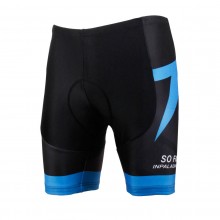So Fast blac and blue Cycling Shorts For Men's