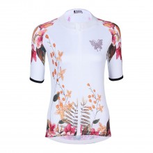 Beautiful butterflies and flowers Cycling Jersey Bike Shirts Womens