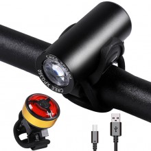 Mini Front Rechargeable Cycling Light Road MTB Bike Safety Light