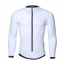 White Mens Long Sleeve Cycling Jersey Sale Mountain Bike Jersey