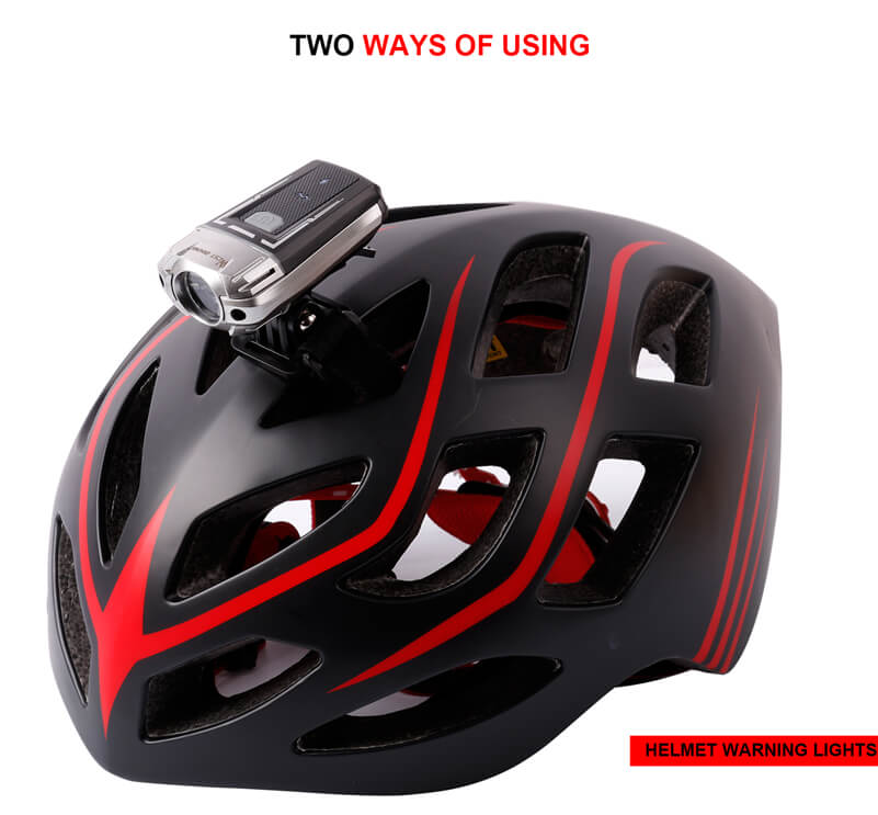 USB dobíjecí cyklistická přilba Night CREE LED přední Bike Light