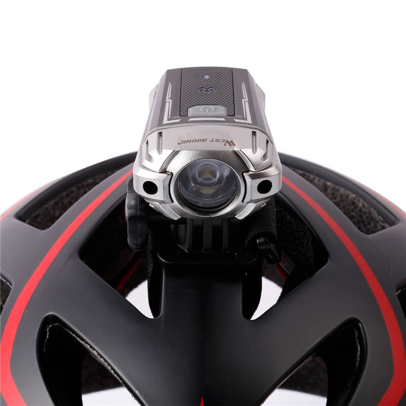 USB Rechargeable Bicycle Helmet Light  CREE LED Front Bike Light