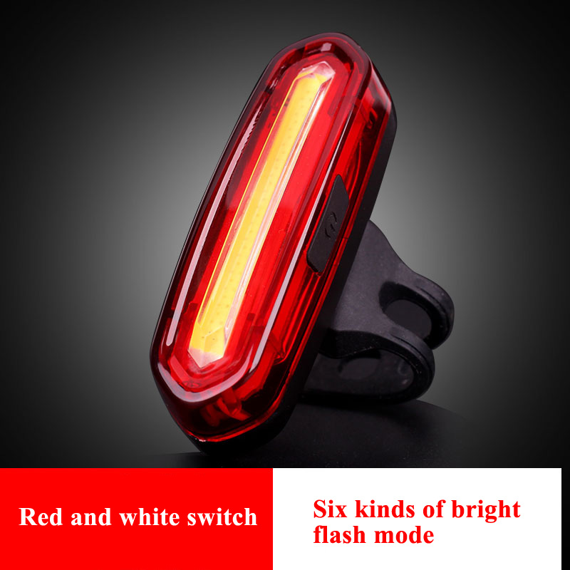 USB Rechargeable Bike Tail Lights Light LED Bicycle Warning Taillight
