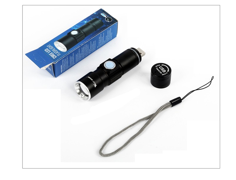 USB dobíjecí cyklistické přední svítilna kolo Bike Light