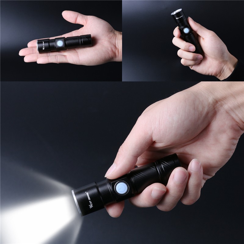USB dobíjecí cyklistické přední svítilna kolo Bike Light