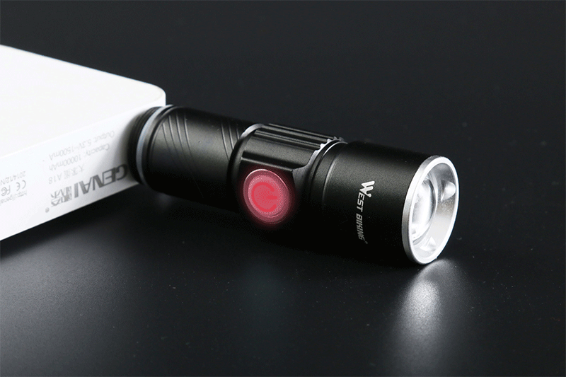 USB dobíjecí cyklistické přední svítilna kolo Bike Light