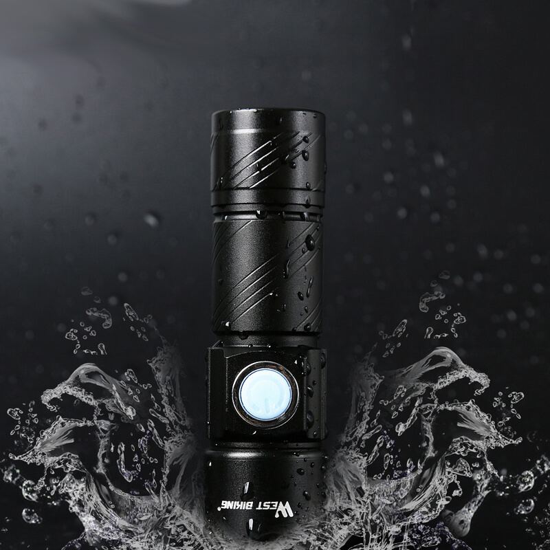 USB Rechargeable Cycling Front Flashlight Bicycle Bike Light
