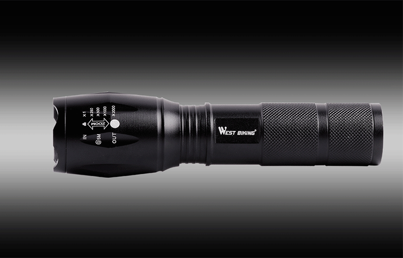USB dobíjecí zoom kol přední LED svítilna