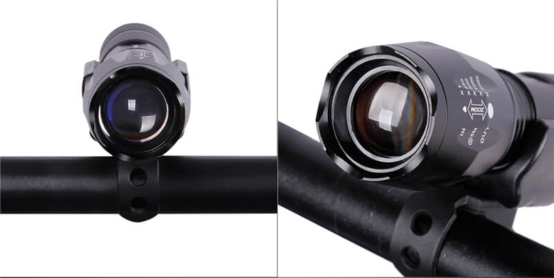 USB dobíjecí zoom kol přední LED svítilna