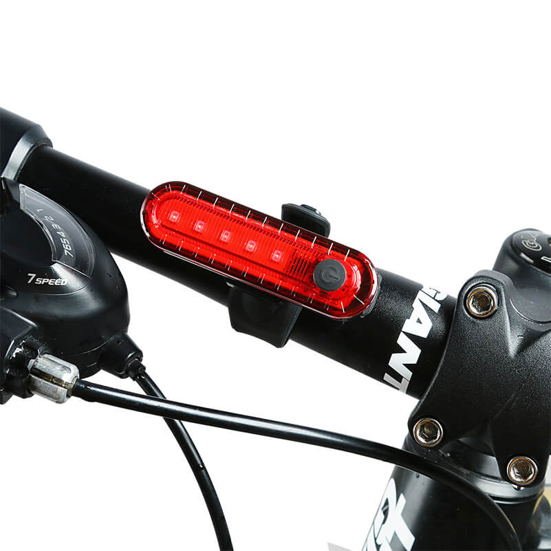 Waterproof Cycling Tail light Led USB Rechargeable Safety Warning Bike Light
