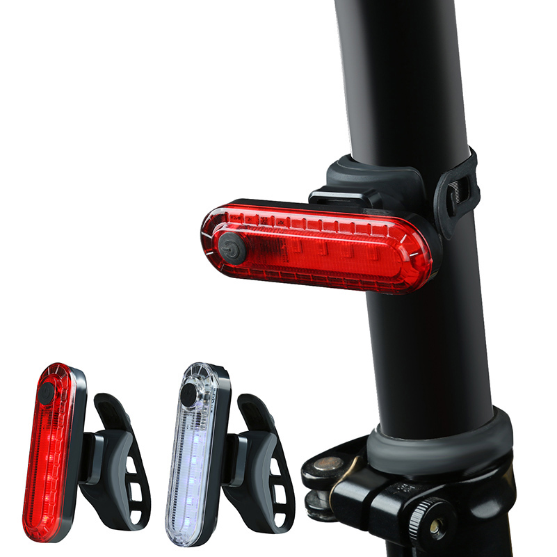 Waterproof Cycling Tail light Led USB Rechargeable Safety Warning Bike Light