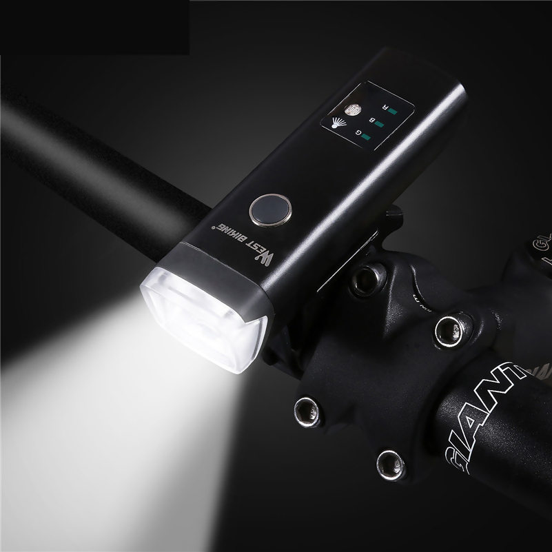 Waterproof USB Rechargeable Cycling Light 4 Modes Bike Light